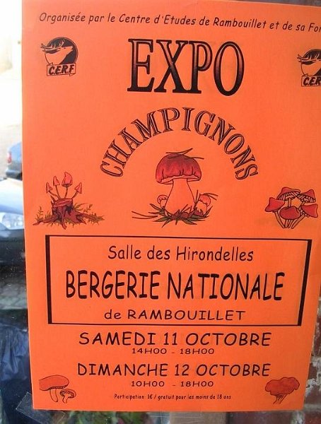 2008 10 Expo Champignons Bergerie De Rambouillet